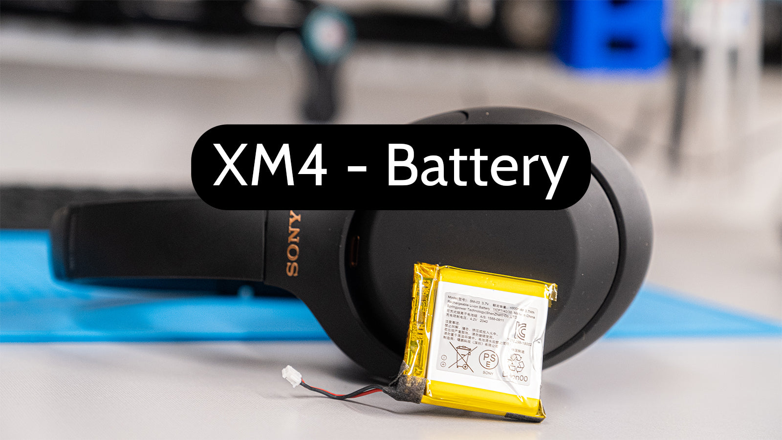 Sony WH-1000XM4 Battery Replacement Tutorial