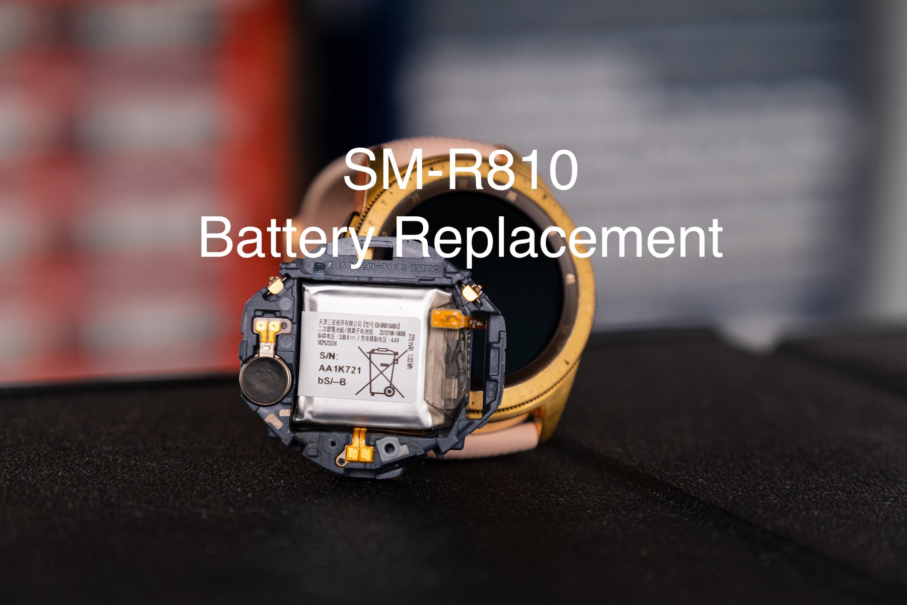 How to Replace the Battery on a Samsung SM-R810 Galaxy Smart Watch