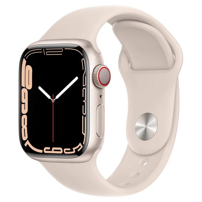 Apple Watch Series 7 (GPS + LTE) 41mm Aluminum Case (Starlight) - Refurbished