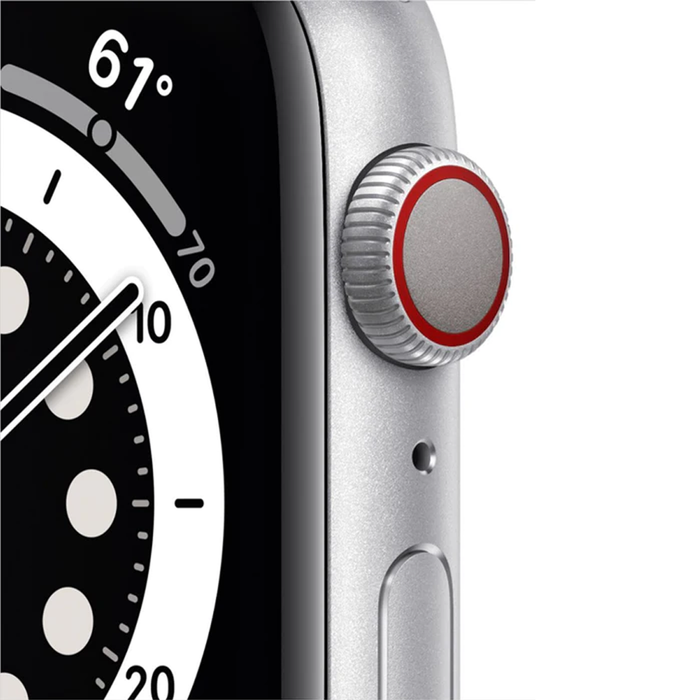 Apple Watch Series 6 (GPS + Cellular) 44mm Aluminum Case (Silver) - Refurbished
