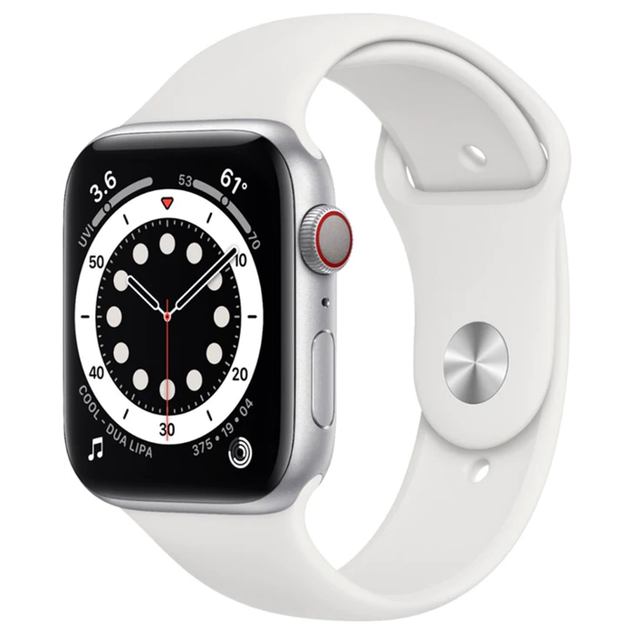 Apple Watch Series 6 (GPS + Cellular) 44mm Aluminum Case (Silver) - Refurbished