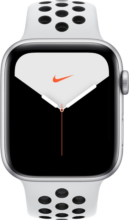 Apple Watch Nike Series 5 (GPS) 44mm Aluminum Case (Silver) - Refurbished