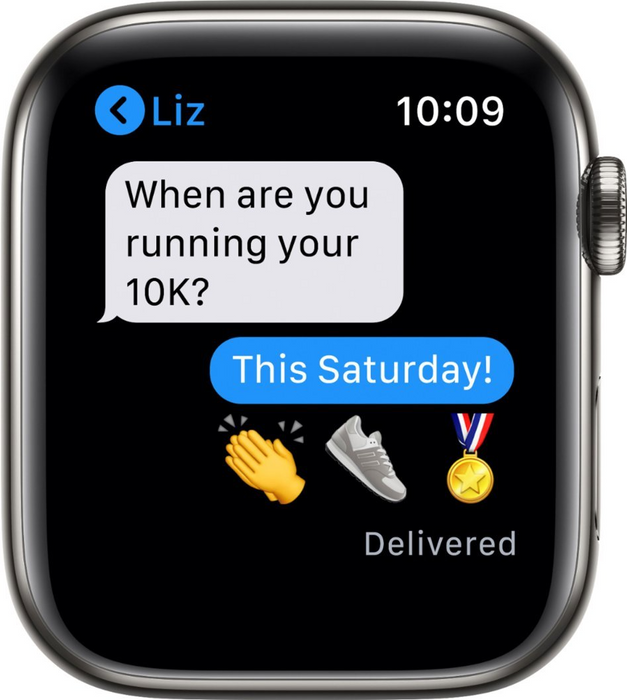 Apple Watch Series 6 (GPS + Cellular) 44mm Stainless Steel Case (Graphite) - Refurbished