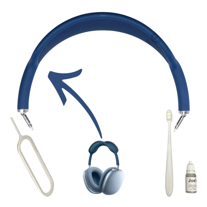 Apple AirPods Max Wireless Headphones Headband Arch Replacements + 10mL Cleaner + Sim Removal Tool (New) Part Repair - Kit