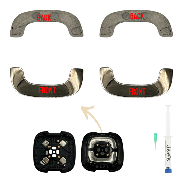 Fitbit Sense 2 FB521 Bottom Cover Metal Brackets Replacement (Silver) - Parts