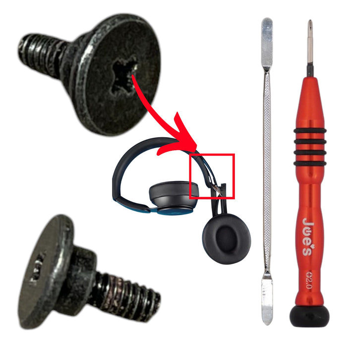 Beats Solo Pro Wireless Headphones Lose Hinge Dangling Side Phillips Screw Repair - Kit