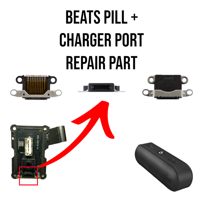Beats Pill Plus Charger Port Replacement 8 Pin Lighting Connector - Parts