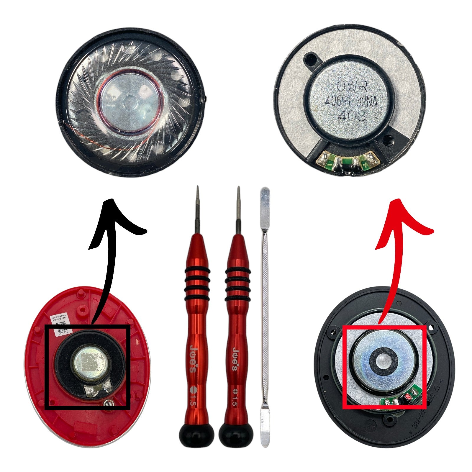 Beats By Dre Studio 1.0 & Solo HD Wired Speaker Driver Replacement Repair + Tool Kit - Parts