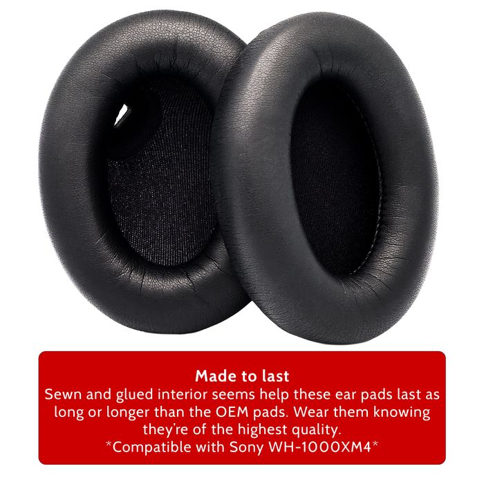Sony Headphones WH-1000XM4 XM4 Ear Pad Cushions Replacements + Pry Tool - Parts