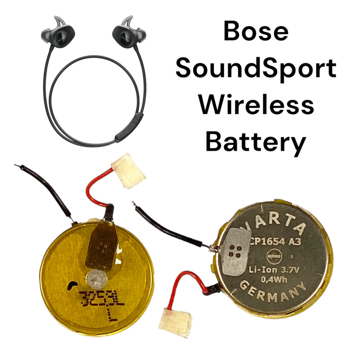 Bose SoundSport Wireless Li-Ion Battery Replacement (New) - Parts