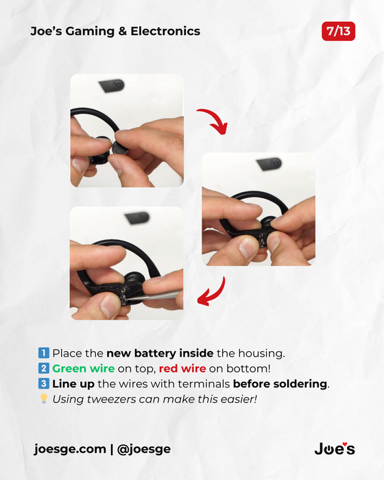 Beats By Dre Powerbeats Pro Earphones Round Battery Replacement (New) - Parts