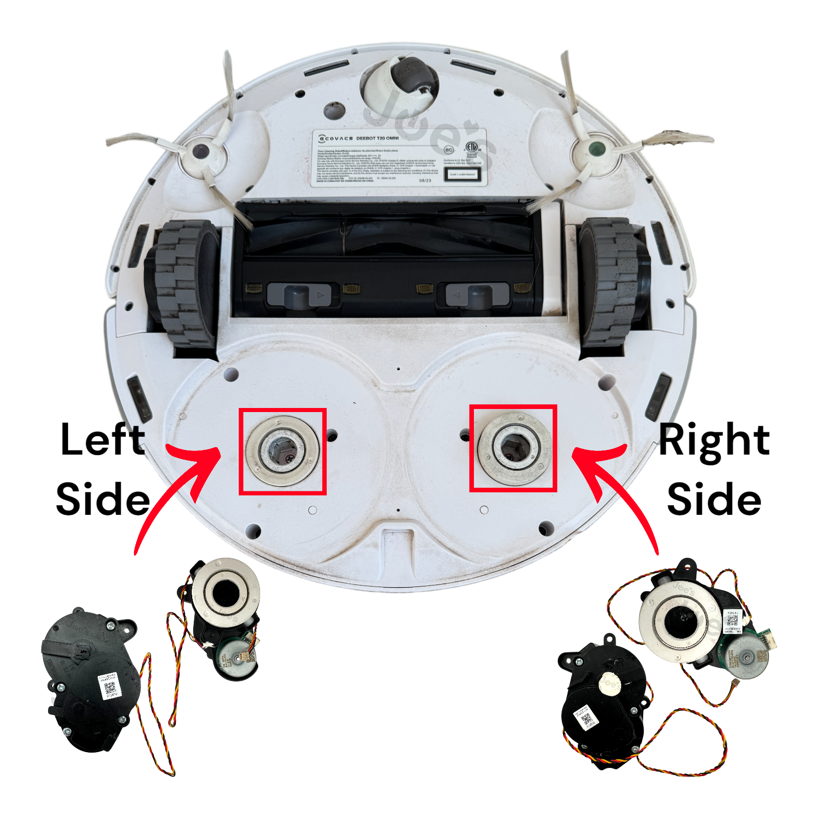 Ecovacs Deebot T20 Rotating Mopping Pad Module – Left or Right (OEM)