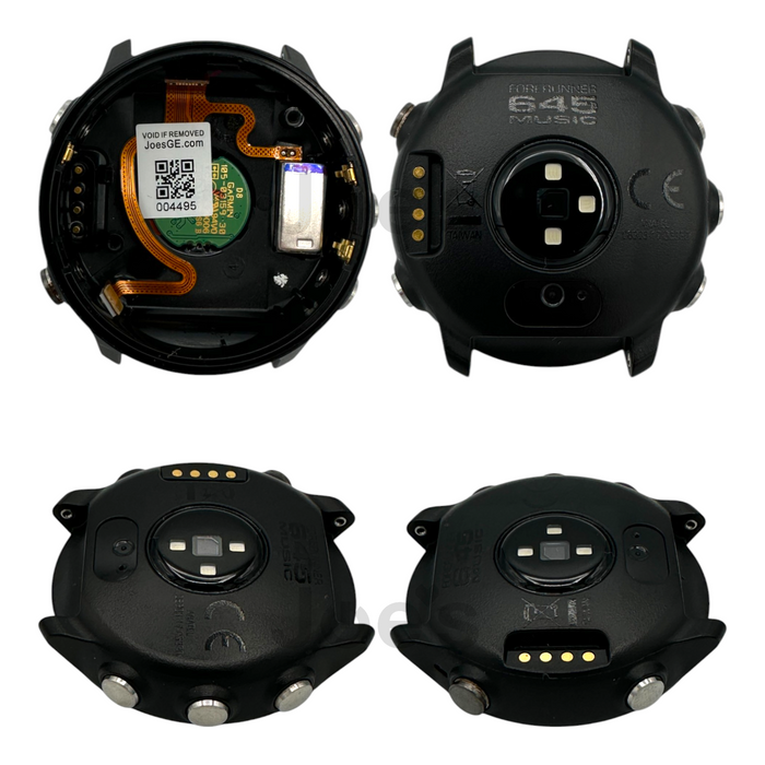 Garmin Forerunner 645 Music Main Housing Shell + HR Sensor Spare Replacement - Parts