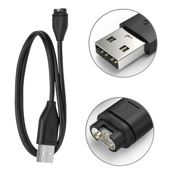 Garmin Smartwatch Replacement Charger Cable USB 1.5' OEM (Black) - Accessories