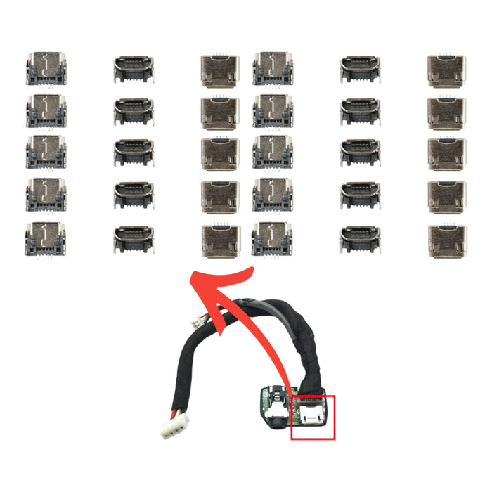 JBL Flip 3 Charger Port Micro Replacement USB Connector - Parts