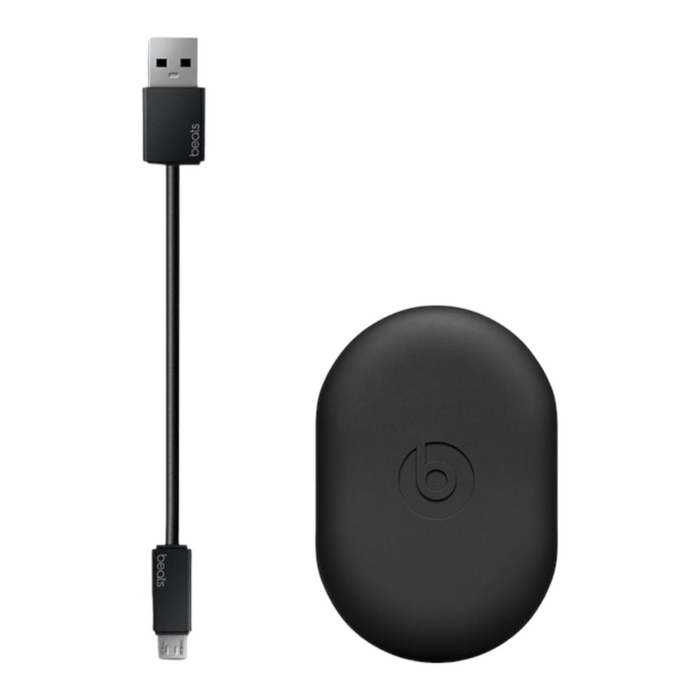 Beats By Dr. Dre PowerBeats 3 Wireless Silicone Case + 6" Charger Cable (Black) - New