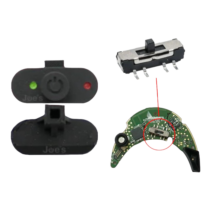 Bose QuietComfort 35 I II Plastic Power Button + Sliding Spring Switch Replacement Repair Kit - Parts