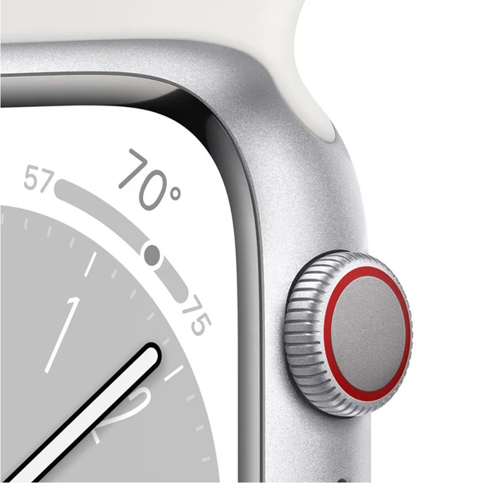 Apple Watch Series 8 (GPS + LTE) 41mm Aluminum Case (Silver) - Refurbished
