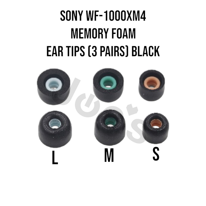 Sony WF-1000XM4 Memory Foam Comfortable Ear Tips Replacement - Accessories
