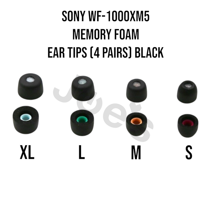 Sony WF-1000XM5 Memory Foam Comfortable Ear Tips Replacement - Accessories