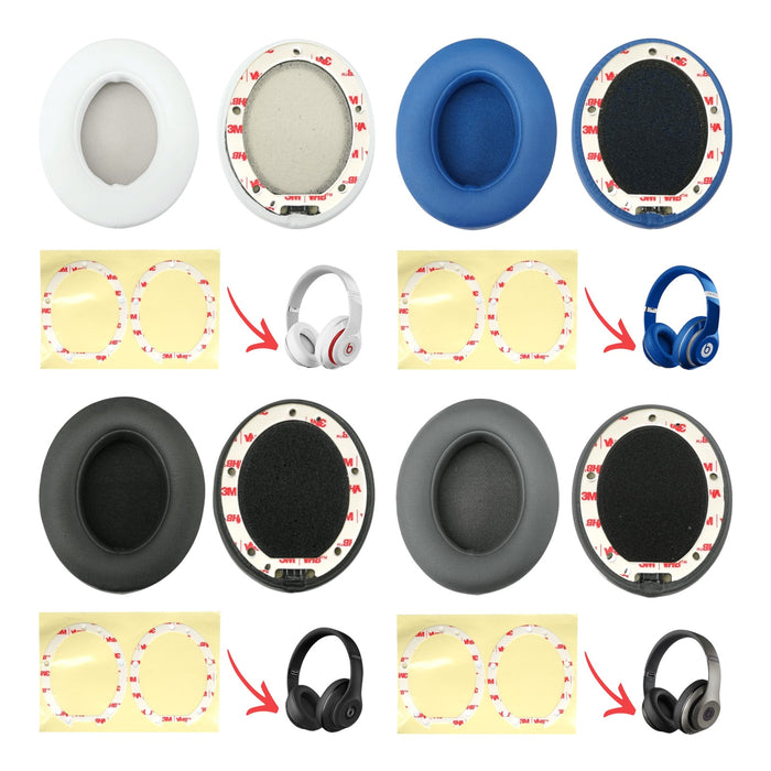 Beats By Dre Studio 2 2.0 Wired Wireless Ear Pad Pads Muffs Cushions Replacements - Parts