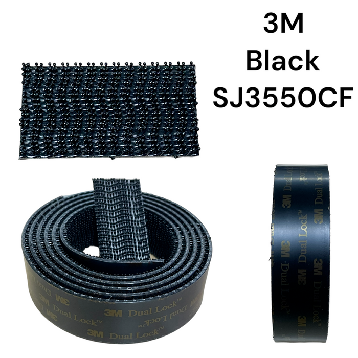 3M Dual Lock Velcro Reclosable Fastener Heavy Duty SJ3550 SJ3550CF Black Red White