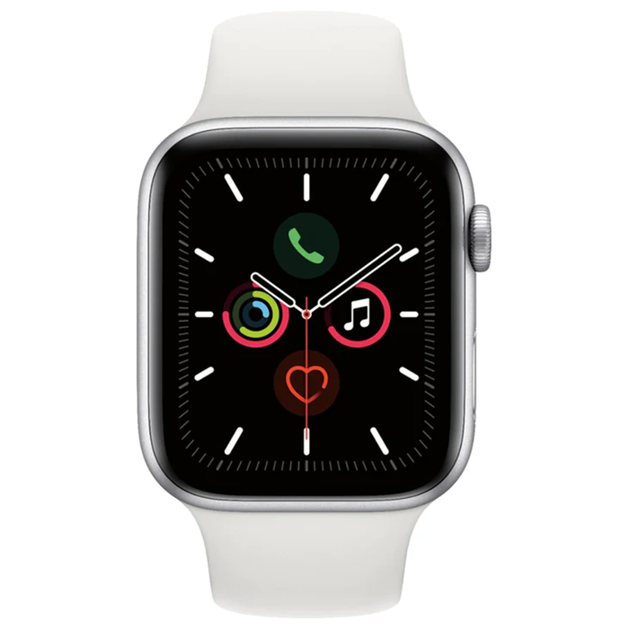 Apple Watch Series 5 (GPS) 44mm Aluminum Case (Silver) - Refurbished