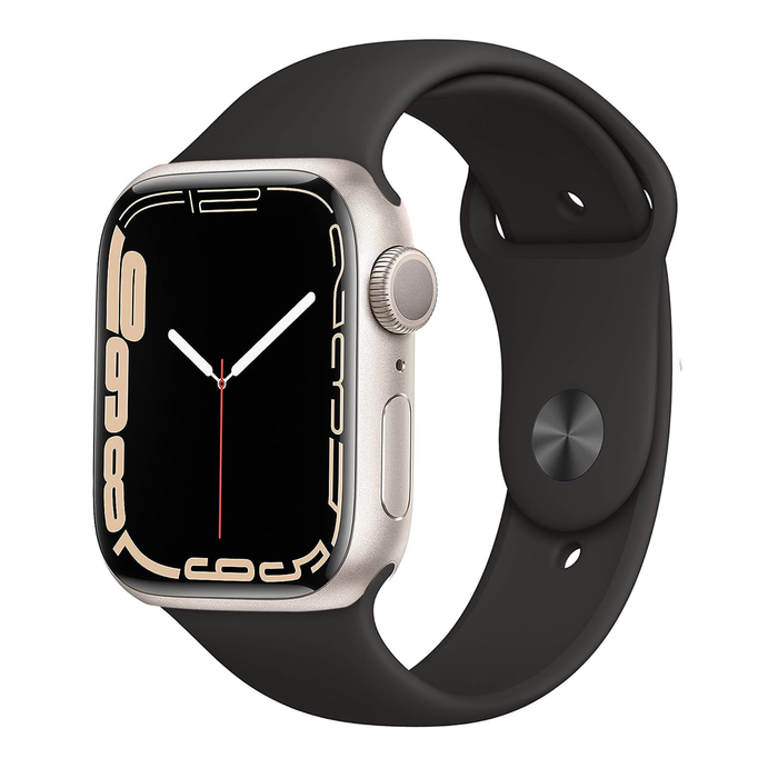 Apple Watch Series 7 (GPS) 45mm Aluminum Case (Starlight) - Refurbished