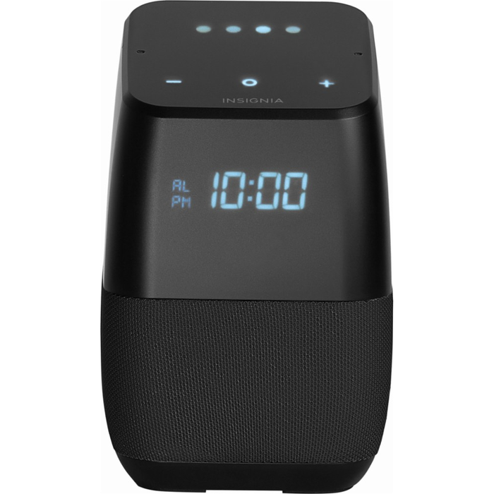 Insignia Voice Smart Bluetooth Speaker with Google Assistant (Black) [Refurbished]