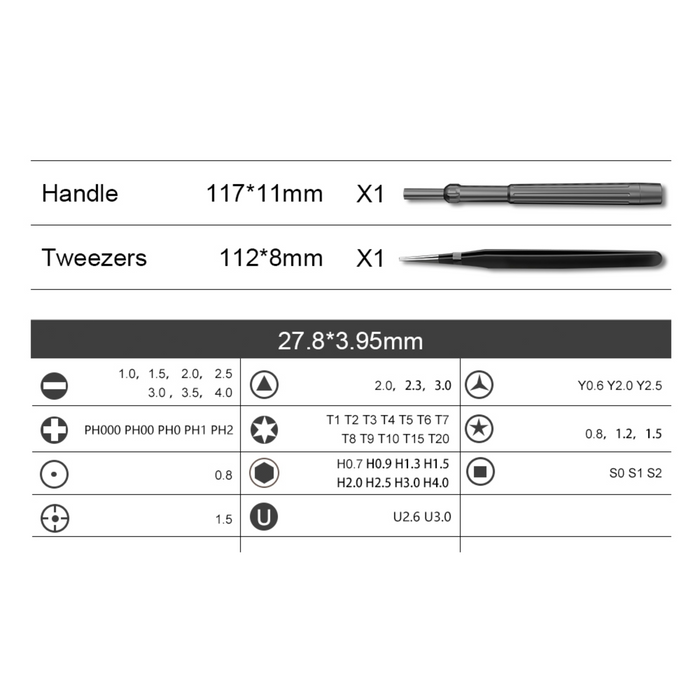 JoesGE Small Electronics Repair Tool Kit 50 in 1 Precision Screwdriver Set - Tools