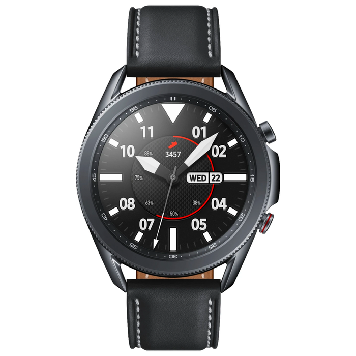Samsung Galaxy Watch 3 Smartwatch 45mm Stainless LTE (Mystic Black) - Refurbished