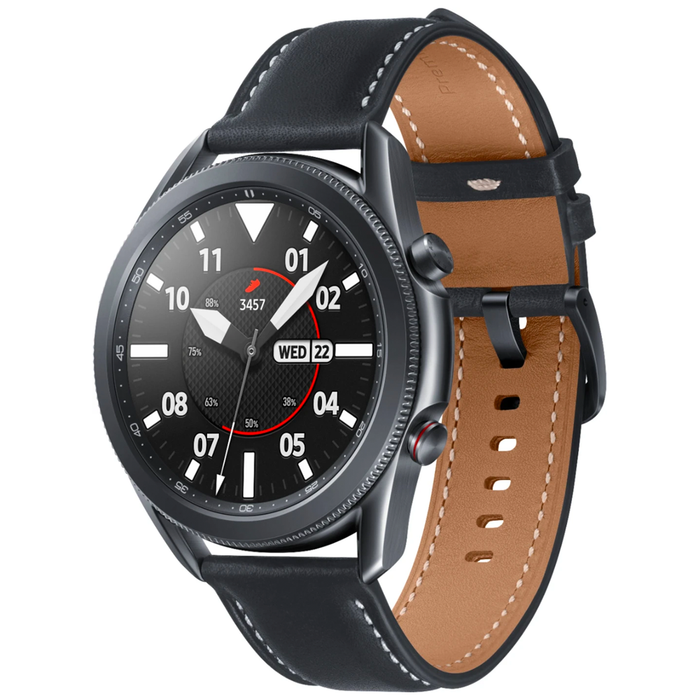 Samsung Galaxy Watch 3 Smartwatch 45mm Stainless LTE (Mystic Black) - Refurbished