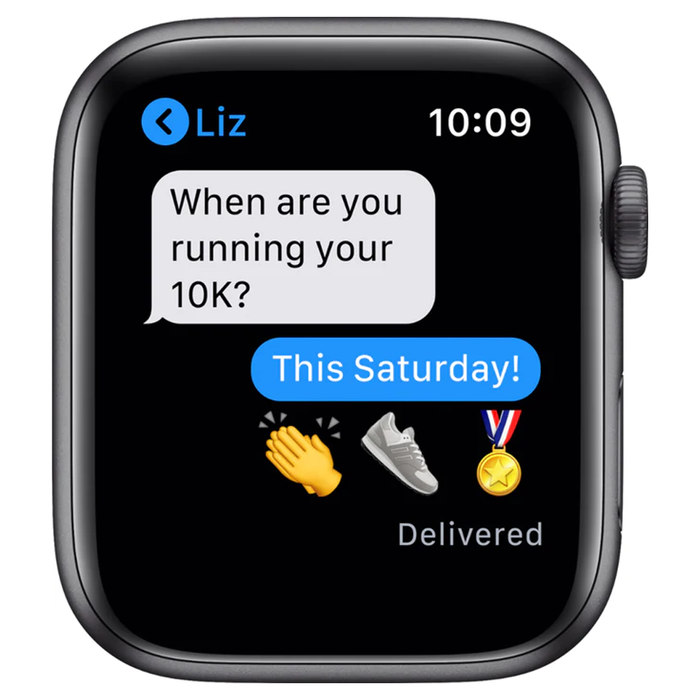 Apple Watch Nike Series 6 (GPS + Cellular) 44mm Aluminum Case (Space Gray) - Refurbished