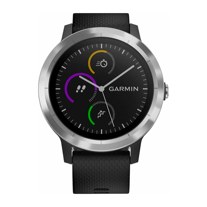 Garmin Vivoactive 3 HR Smartwatch Stainless Steel (Silver) - Refurbished