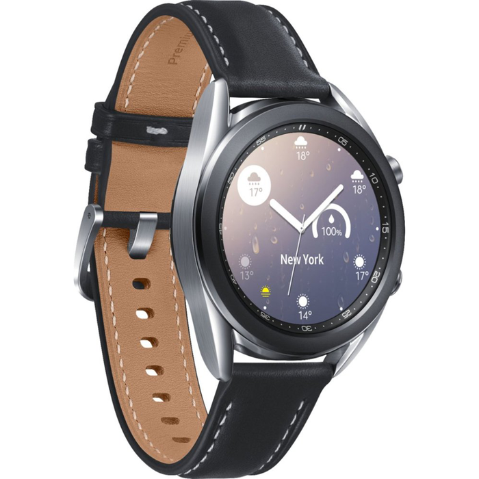 Samsung Galaxy Watch 3 SM-R850 Smartwatch 41mm Stainless GPS BT (Mystic Silver) - Refurbished