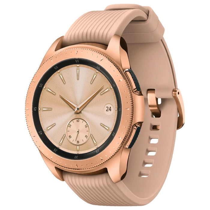 Samsung Galaxy Watch Smartwatch 42mm Stainless Steel LTE (Rose Gold) - Refurbished