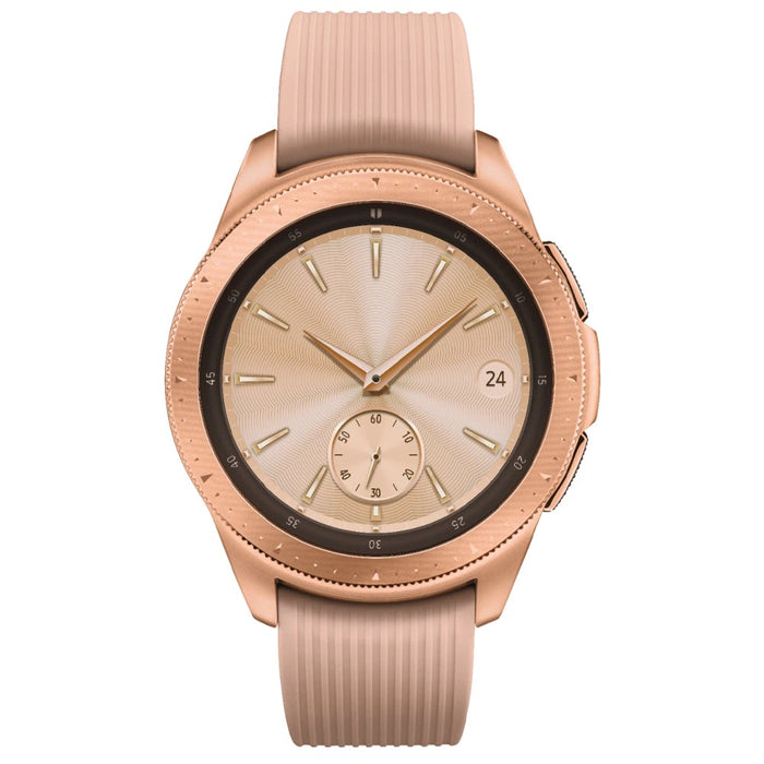 Samsung Galaxy Watch Smartwatch 42mm Stainless Steel LTE (Rose Gold) - Refurbished