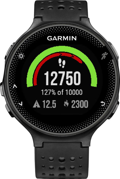 Garmin Forerunner 235 GPS Running Watch (Black Gray) - Refurbished