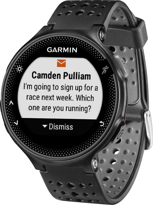 Garmin Forerunner 235 GPS Running Watch (Black Gray) - Refurbished