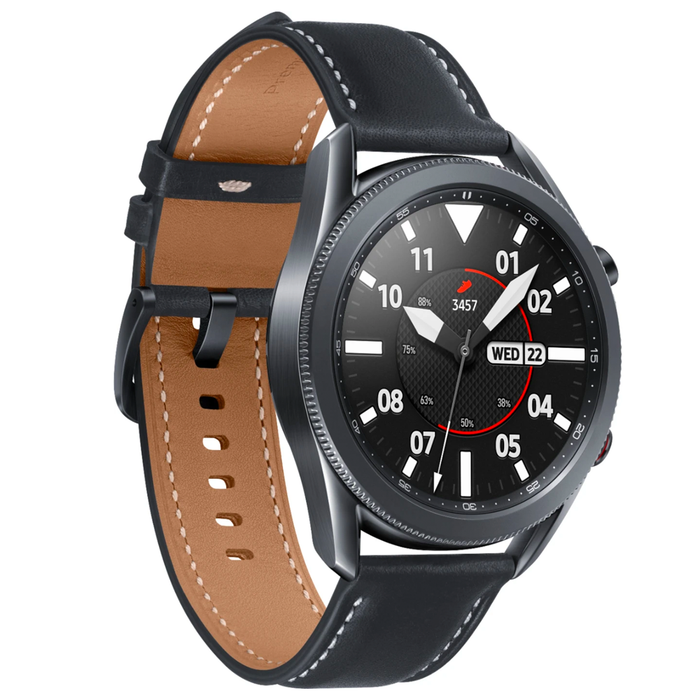 Samsung Galaxy Watch 3 Smartwatch 45mm Stainless LTE (Mystic Black) - Refurbished
