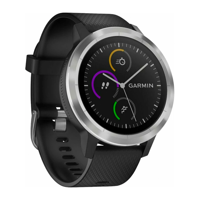 Garmin Vivoactive 3 HR Smartwatch Stainless Steel (Silver) - Refurbished