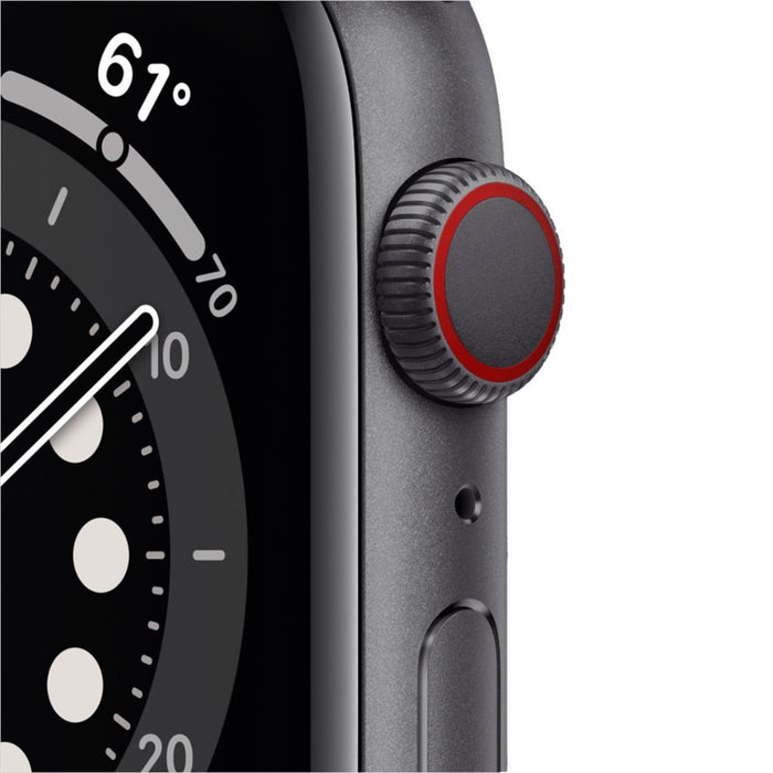 Apple Watch Series 6 (GPS + Cellular) 44mm Aluminum Case (Space Gray) - Refurbished