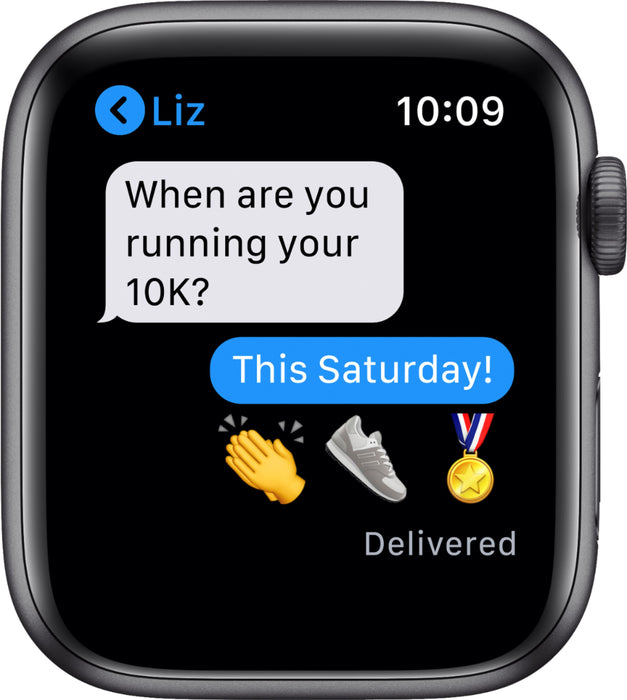 Apple Watch Series 6 (GPS + Cellular) 44mm Aluminum Case (Space Gray) - Refurbished