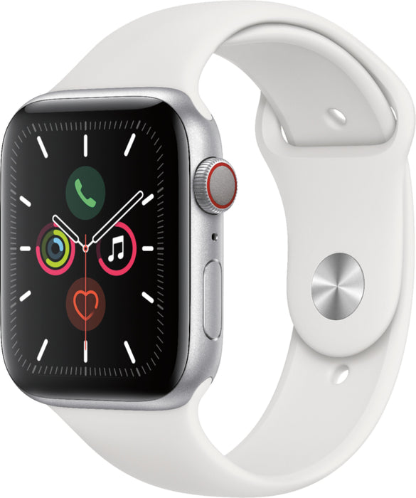 Apple Watch Series 5 (GPS + LTE) 44mm Aluminum Case (Silver) - Refurbished