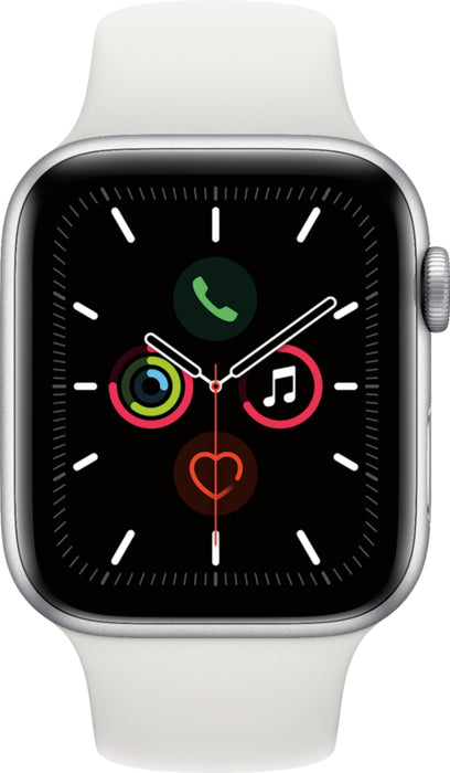 Apple Watch Series 5 (GPS + LTE) 44mm Aluminum Case (Silver) - Refurbished