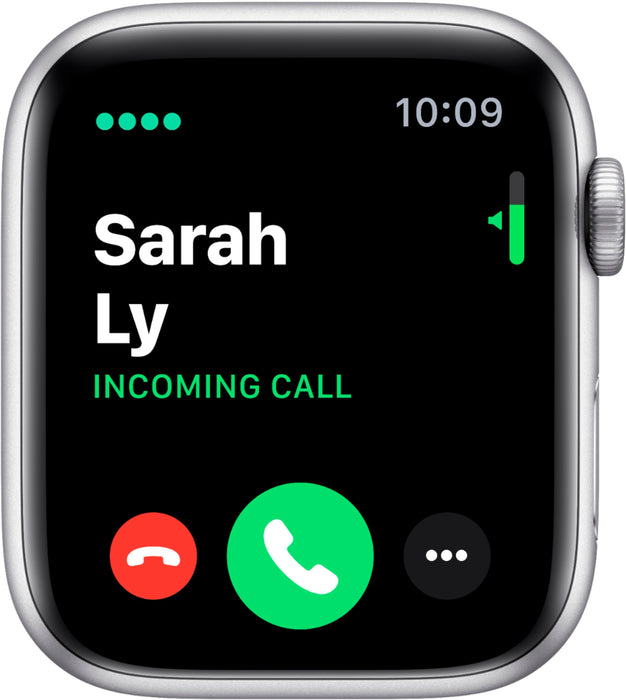 Apple Watch Nike Series 5 (GPS + Cellular) 44mm Aluminum Case (Silver) - Refurbished