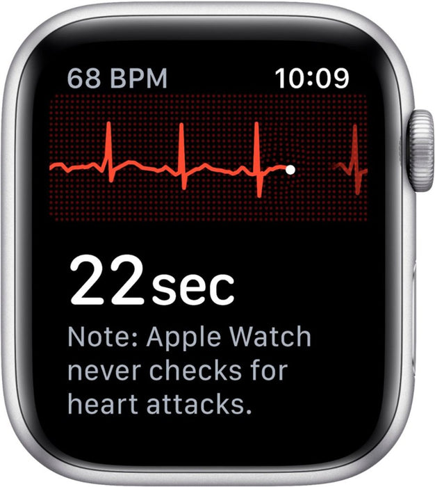 Apple Watch Nike Series 5 (GPS + Cellular) 44mm Aluminum Case (Silver) - Refurbished