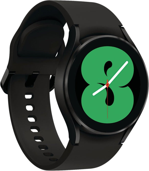Galaxy Watch 4 Aluminum Smartwatch 40mm LTE Black Band (Black) - Refurbished