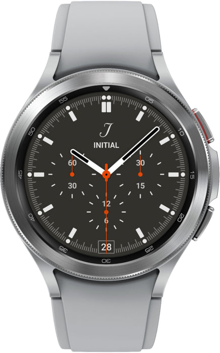 Samsung Galaxy Watch 4 Classic Stainless Steel Smartwatch 46mm BT (Silver) - Refurbished