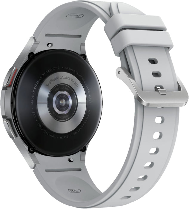 Samsung Galaxy Watch 4 Classic Stainless Steel Smartwatch 46mm BT (Silver) - Refurbished